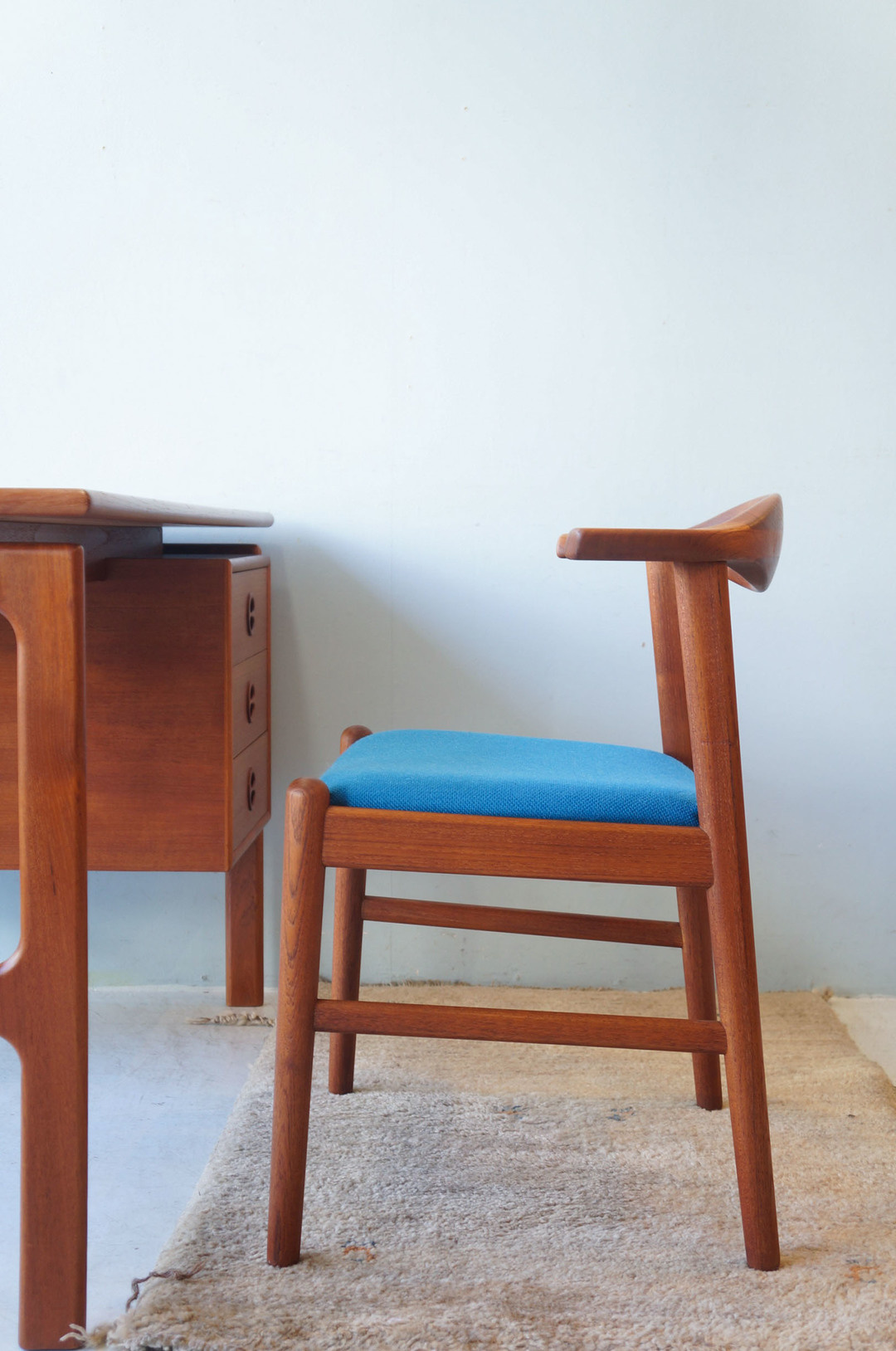 Japanese Vintage Aobayashi Dining Chair/ジャパンヴィンテージ 青林製作所 ダイニングチェア チーク材 椅子 北欧モダン 1