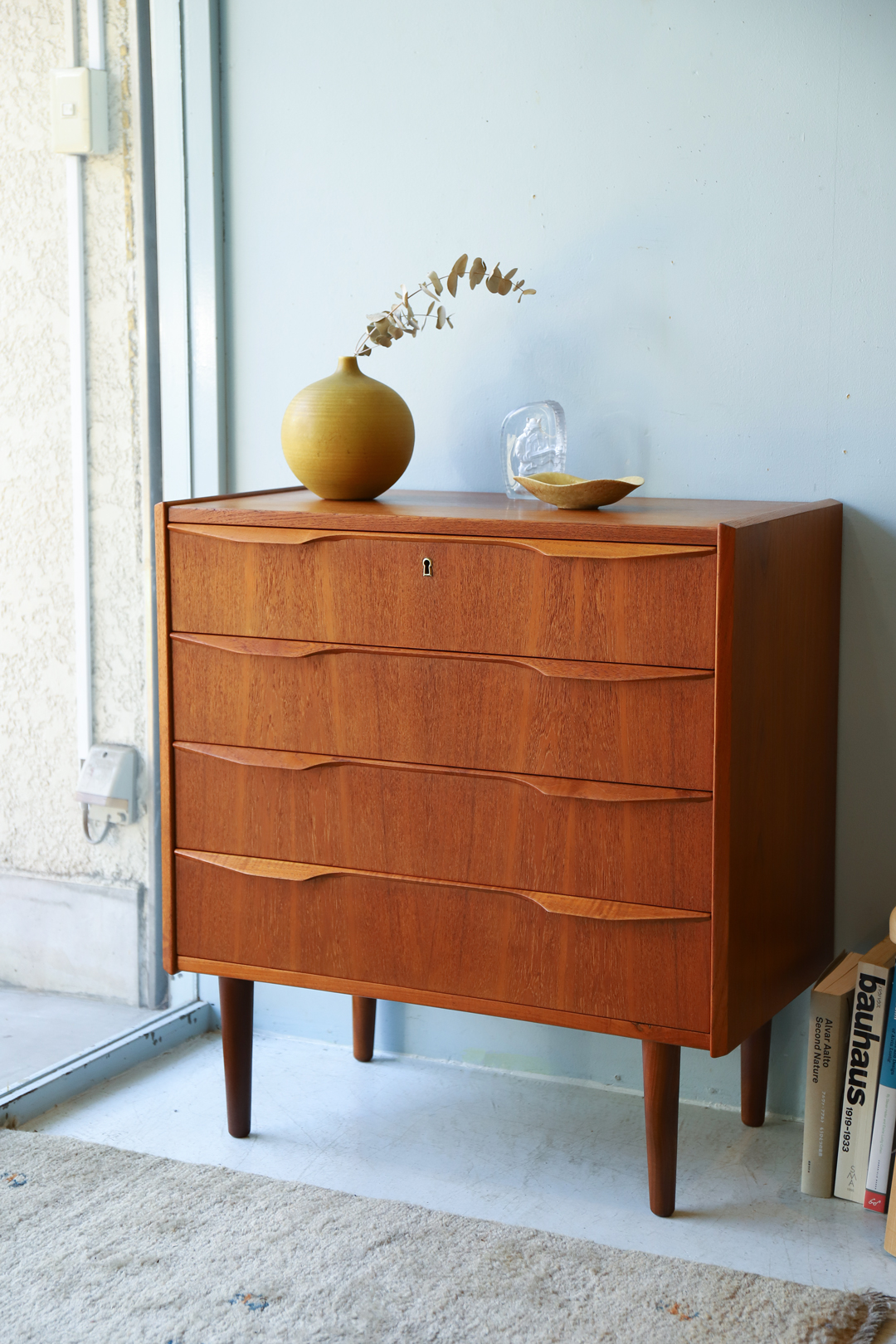 デンマークヴィンテージ チェスト 4段 チーク材 収納 北欧家具 モダン/Danish Vintage 4drawers Chest |  FURUICHI/古一