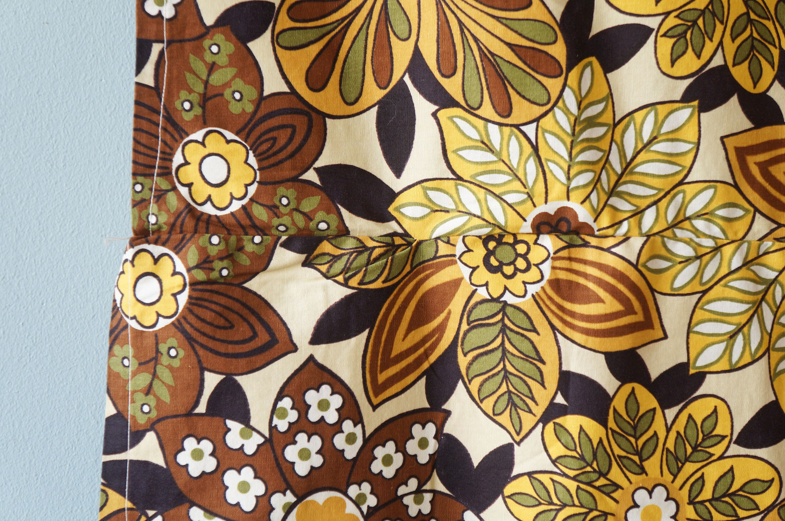 American Retro Fabric Flower Print/アメリカンファブリック レトロ 布 カーテン クロス キルト ハンドメイド インテリア 花柄 大