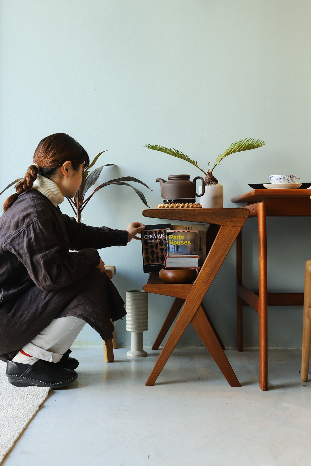 UK Vintage Midcentury Side Table/イギリスヴィンテージ サイドテーブル チーク材 ミッドセンチュリー モダン