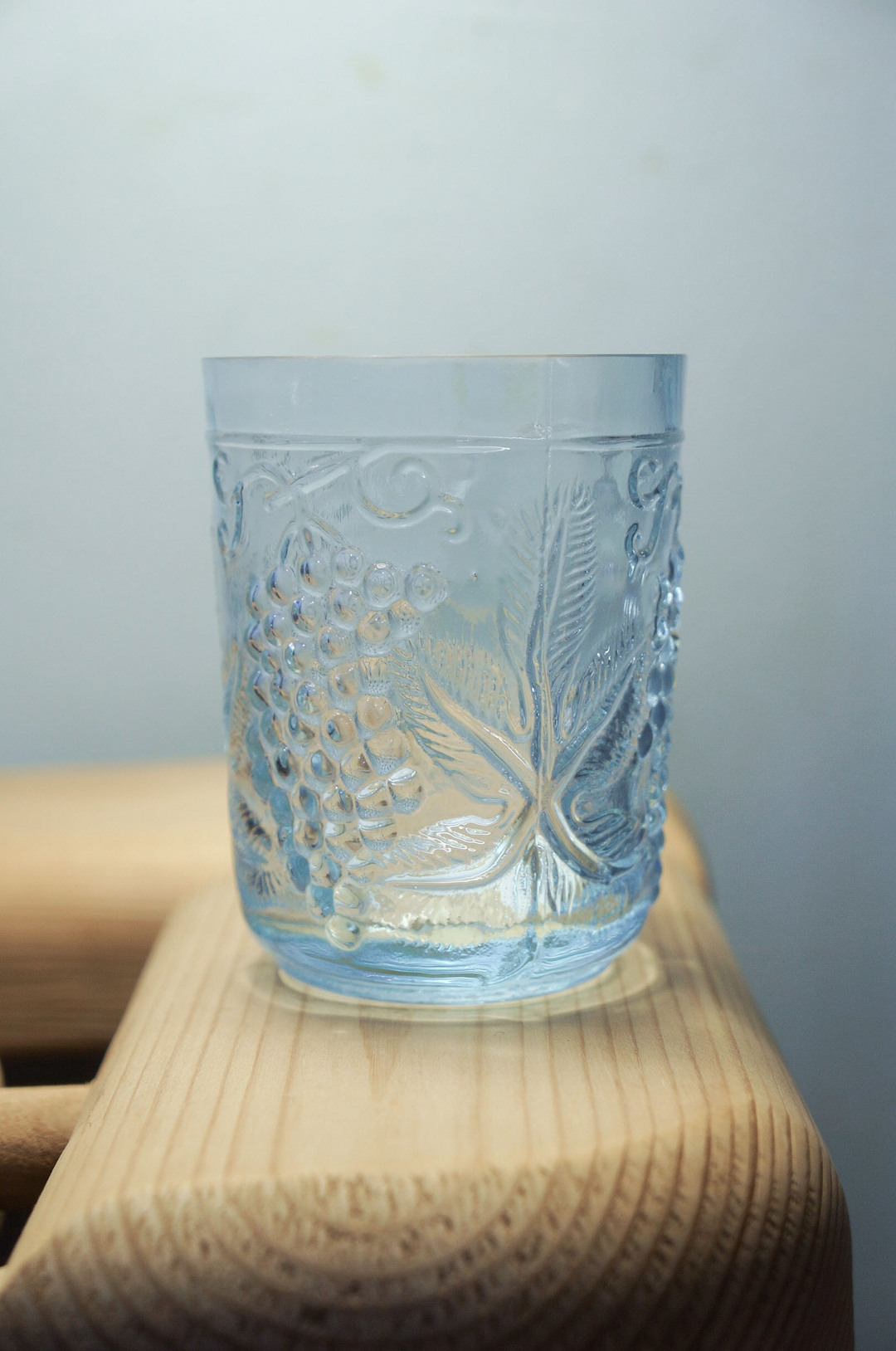 US Vintage Depression Glass Tumbler/アメリカヴィンテージ ディプレッションガラス タンブラー グラス レトロ 食器 ネオジムガラス アメジスト 3