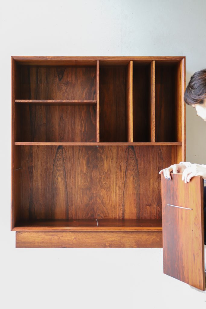 デンマークヴィンテージ ブックケース 本棚 シェルフ ローズウッド