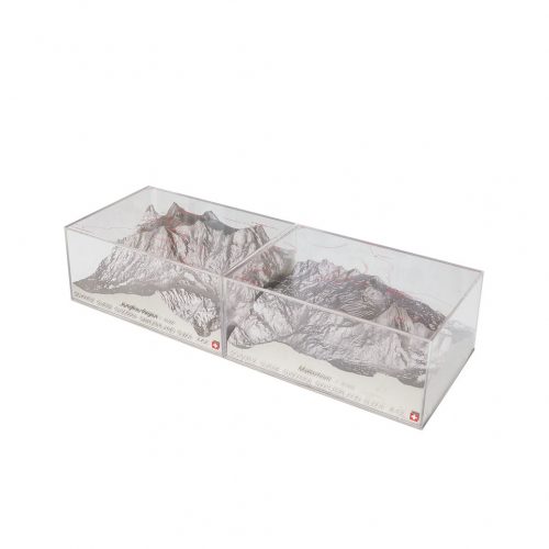 Swiss Reliorama Mountain Diorama Object/レリオラマ スイス製 精密山岳模型 ジオラマ 模型 オブジェ インテリア