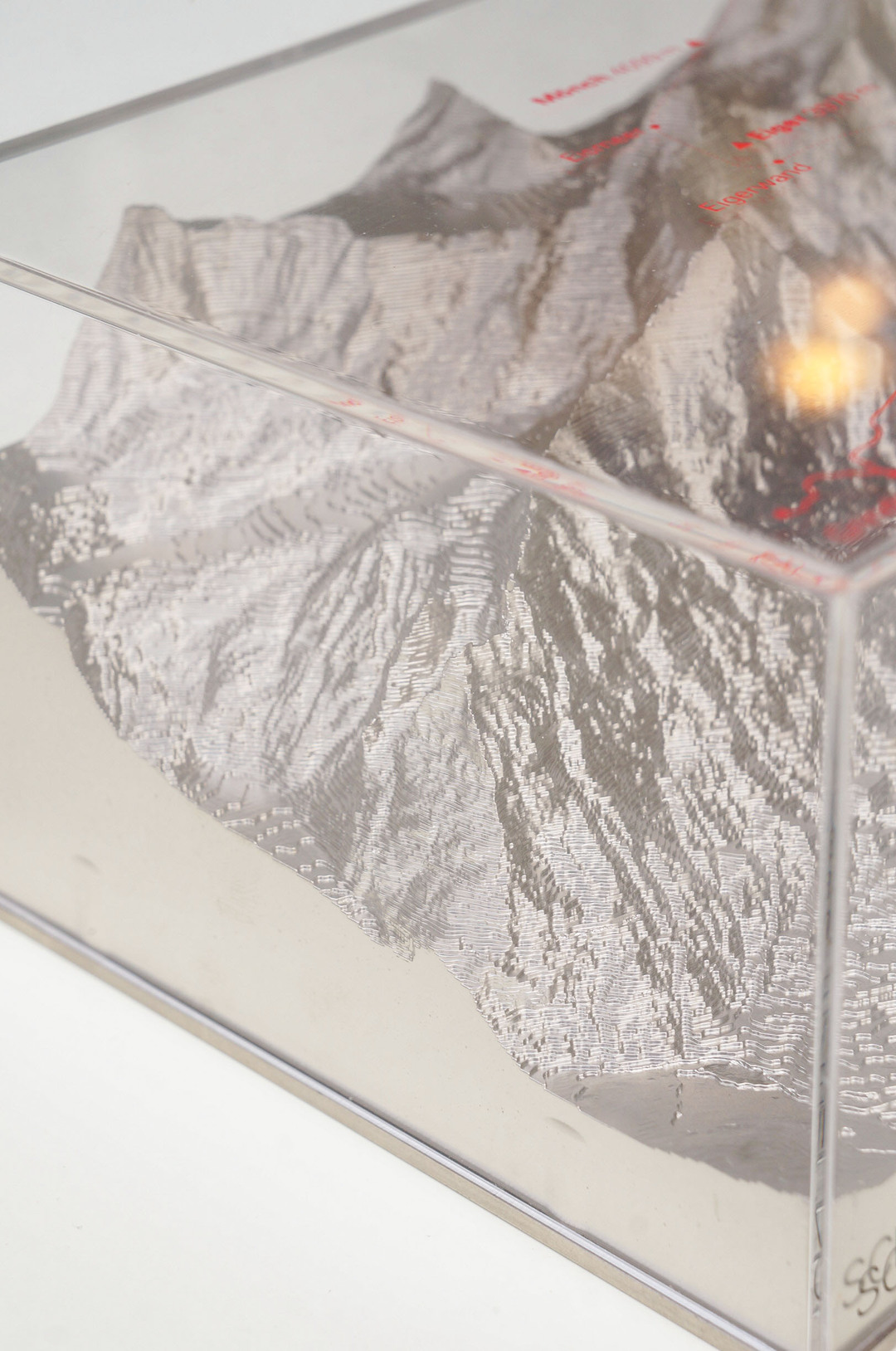 Swiss Reliorama Mountain Diorama Object Jungfrau Region/レリオラマ スイス製 精密山岳模型 ジオラマ 模型 オブジェ インテリア アイガー・メンヒ・ユングフラウ