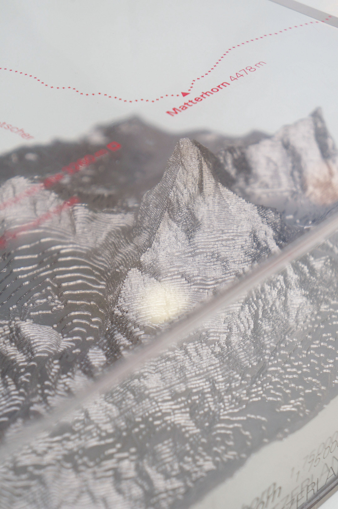 Swiss Reliorama Mountain Diorama Object Matterhorn/レリオラマ スイス製 精密山岳模型 ジオラマ 模型 オブジェ インテリア マッターホルン