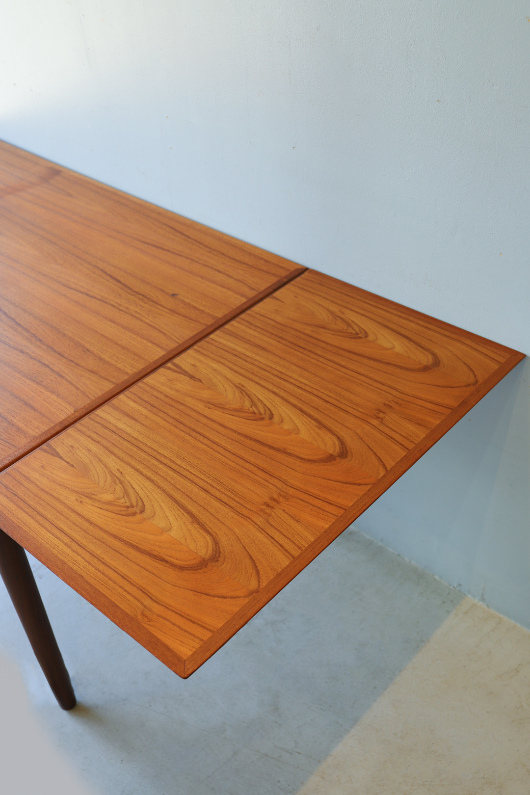 Danish Vintage Draw Leaf Extension Dining Table/デンマークヴィンテージ エクステンション ダイニングテーブル ドローリーフ チーク材 北欧家具