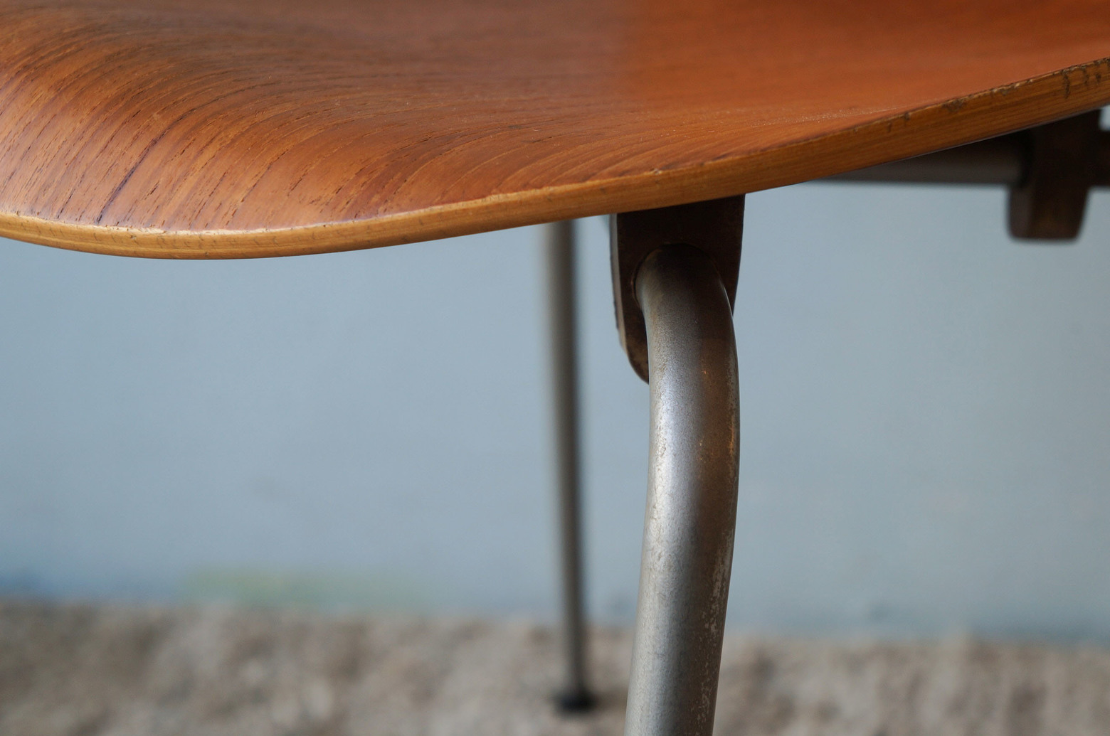 Danish Vintage Teak Plywood Stacking Chair MH Stålmøbler/デンマークヴィンテージ スタッキングチェア チーク材 プライウッド 椅子 ミッドセンチュリー モダン 北欧家具 3