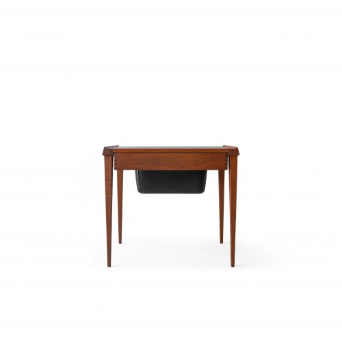Danish Vintage Sewing Side Table/デンマークヴィンテージ ソーイングテーブル チーク材 モダンデザイン 北欧家具
