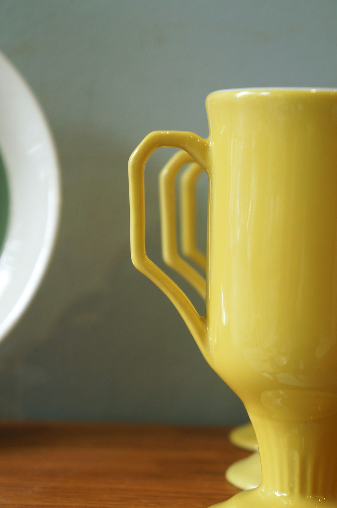 US Vintage Shenango Pedestal Mug Cup/アメリカヴィンテージ シェナンゴ マグカップ 陶器 食器 ミッドセンチュリー レトロ