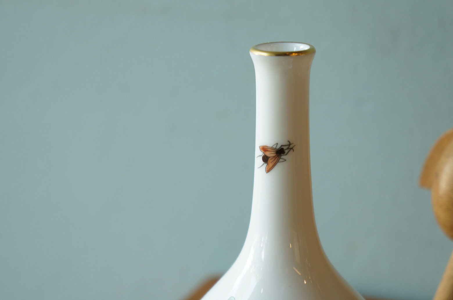 HEREND Rothschild Bird Porcelain Miniature Vase/ヘレンド ロスチャイルド・バード ハンガリー インテリア ミニチュアベース