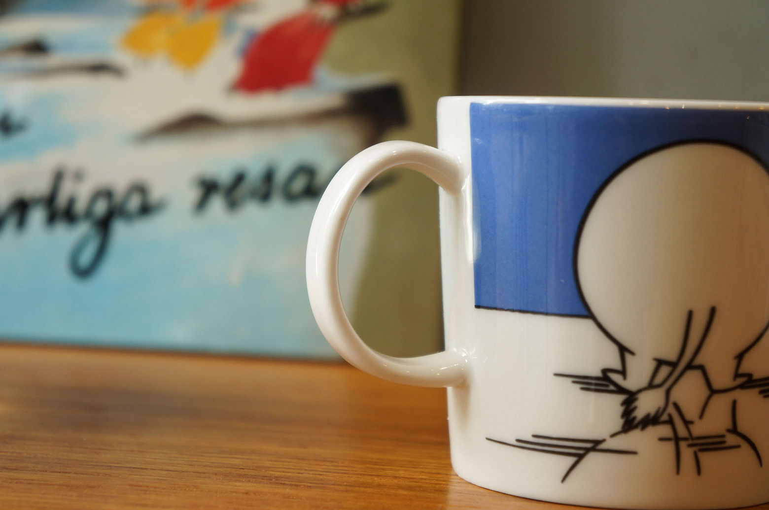 ARABIA Moomin Mug Cup Moomintroll on ice/アラビア ムーミンマグ 氷の上のムーミン 北欧食器 マグカップ フィンランド 廃盤