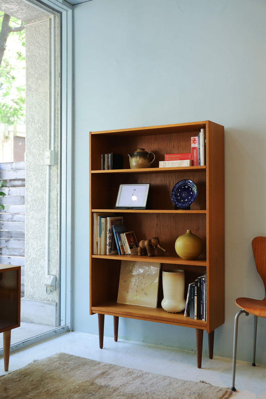 Danish Vintage Teakwood Bookcase/デンマークヴィンテージ ブックケース シェルフ 本棚 チーク材 収納 北欧家具